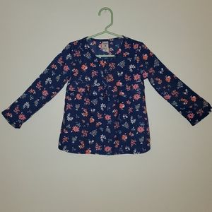 Carter's Floral Long Sleeved Top Girls 4T